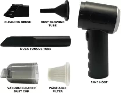 3-in-1 Handheld Cordless Car Vacuum Cleaner & Air Blower