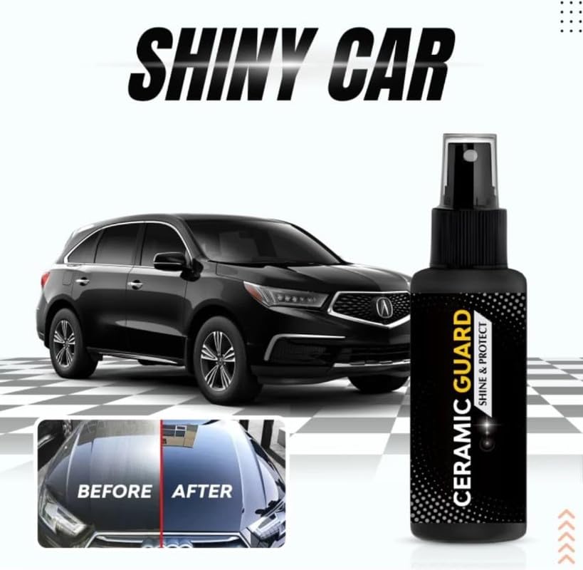 Ceramic Guard 3-in-1 Hydrophobic Car Coating Spray | High-Shining Waterless Wash