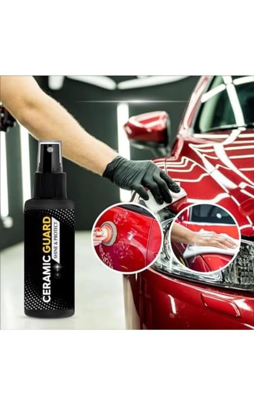 Ceramic Guard 3-in-1 Hydrophobic Car Coating Spray | High-Shining Waterless Wash