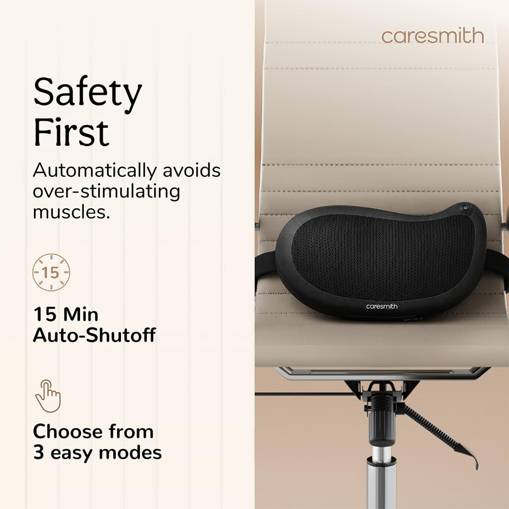 Cordless Shiatsu Pillow Massager with Infrared Heat