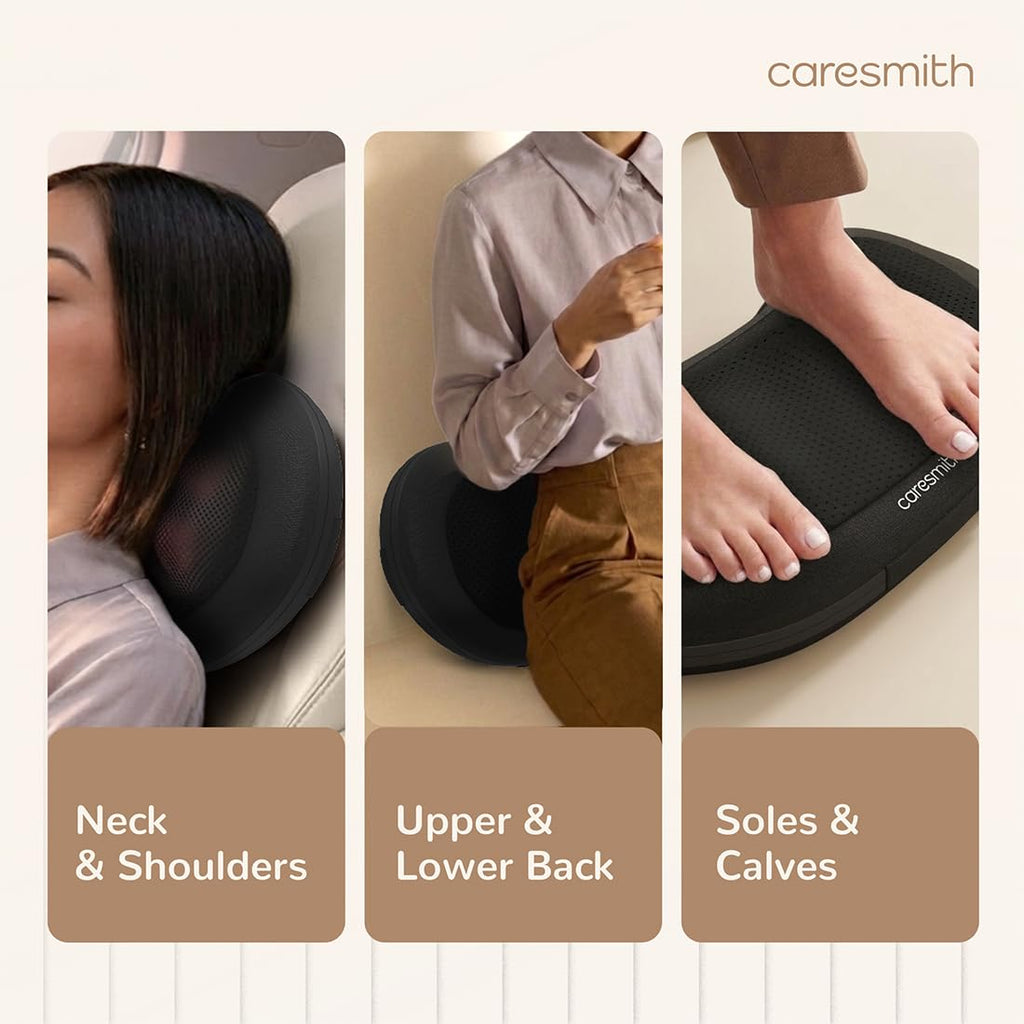 Cordless Shiatsu Pillow Massager with Infrared Heat