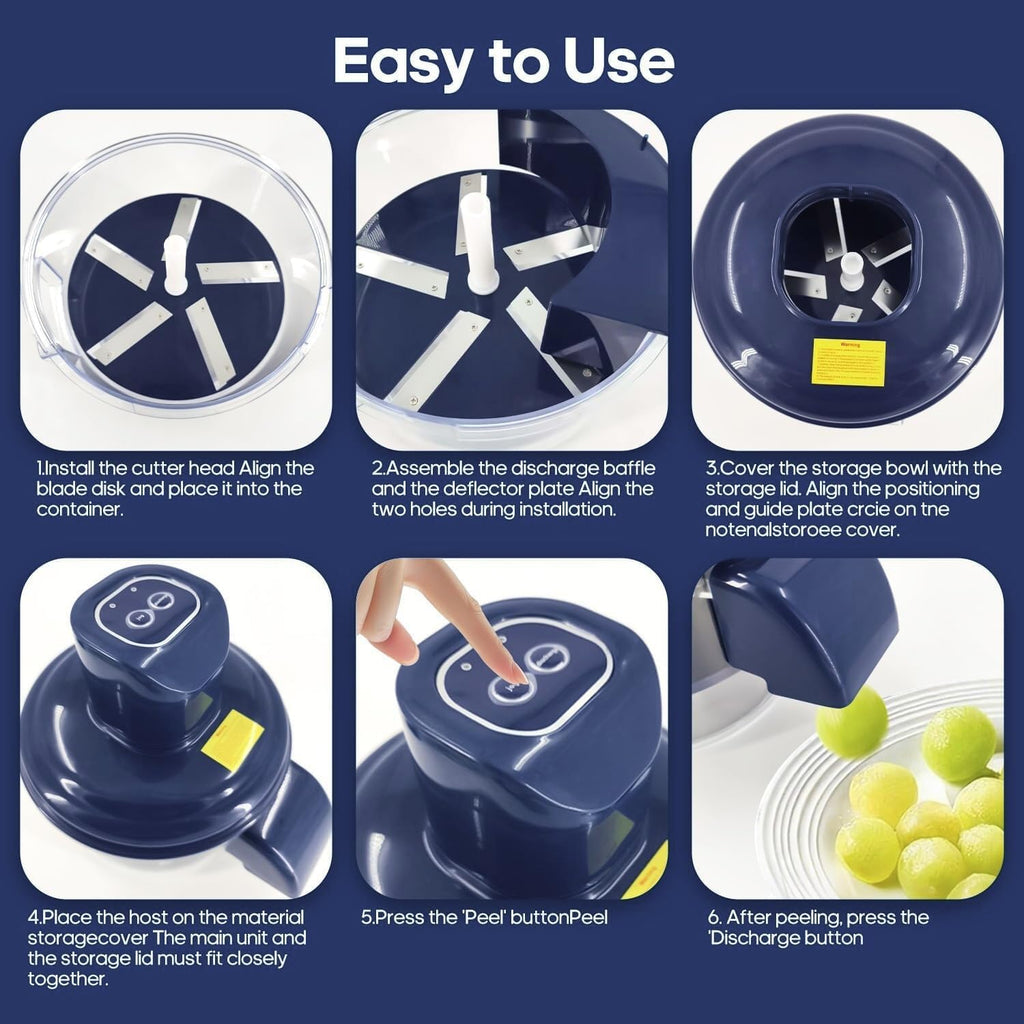 Multi-Functional Electric Vegetable Cutter & Slicer Machine