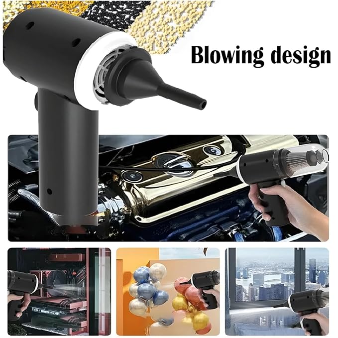 3-in-1 Handheld Cordless Car Vacuum Cleaner & Air Blower