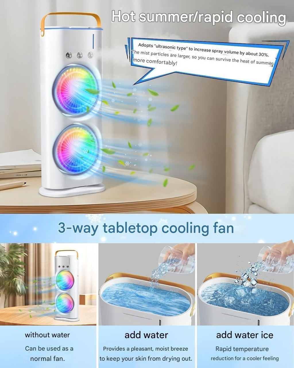 Portable Misting Air Cooler