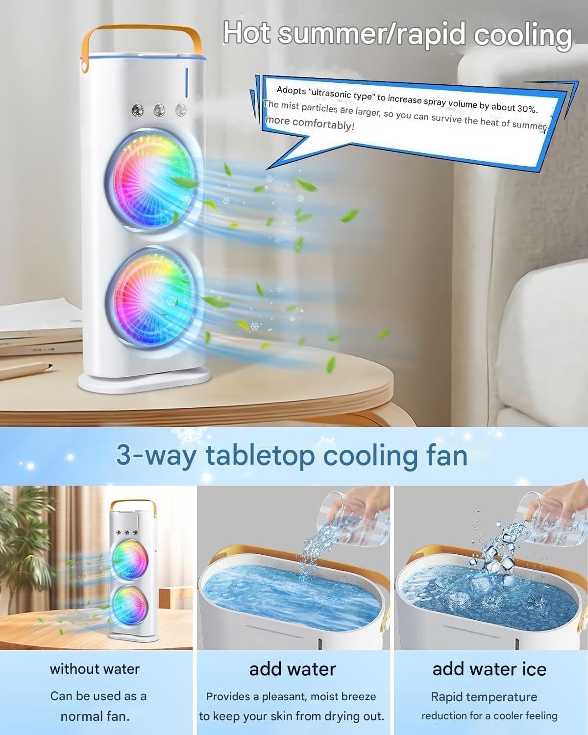 Portable Misting Air Cooler