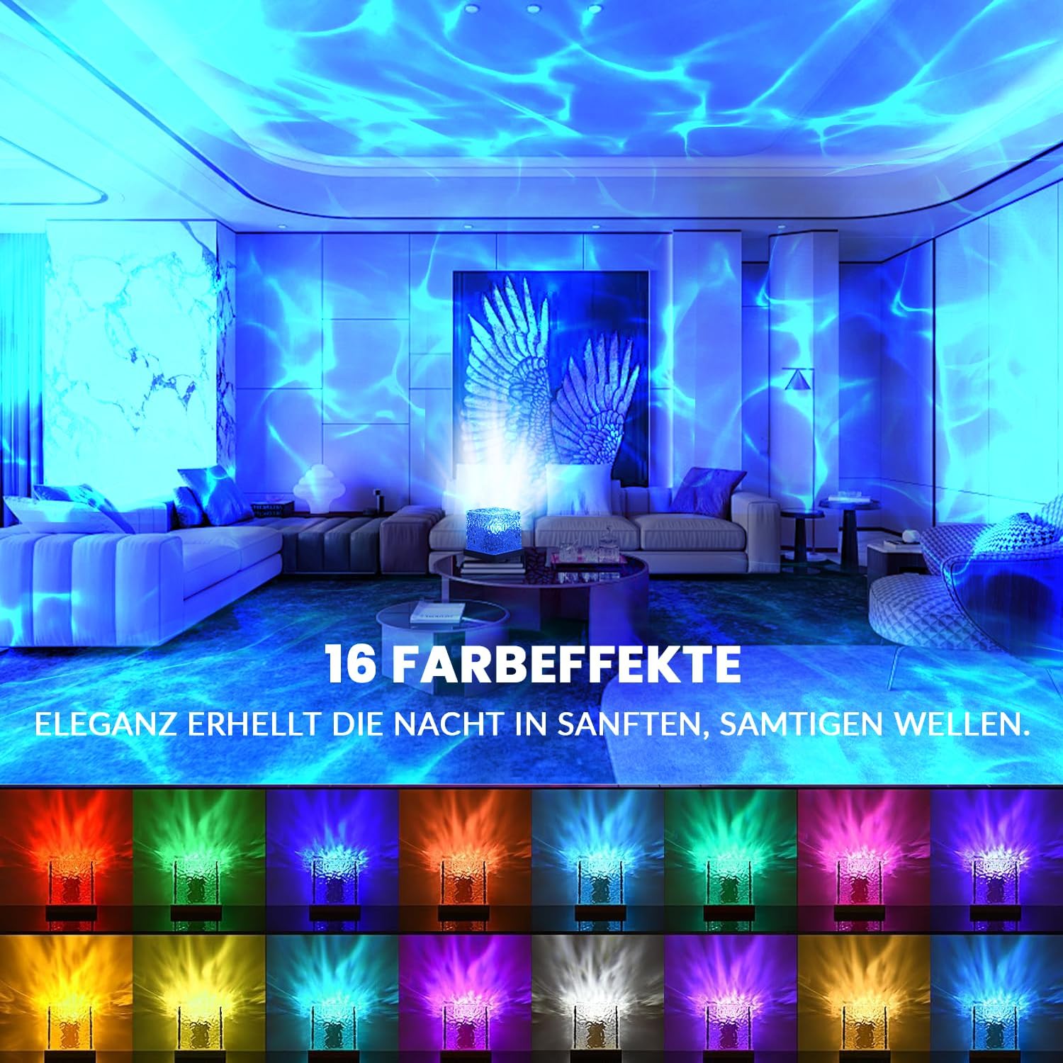 Ocean Wave Projector Night Lamp